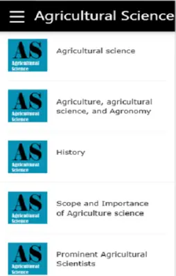 Agricultural science android App screenshot 2